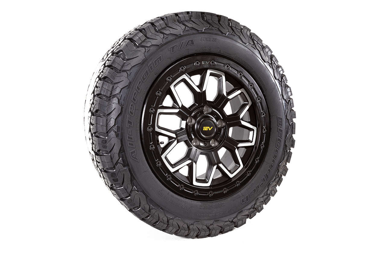 Team 1EV R80B Rmaxx Beadlock Off Road 20" Forged Wheel & Tire for Rivian R1T / R1S - SPARE x REPLACEMENT
