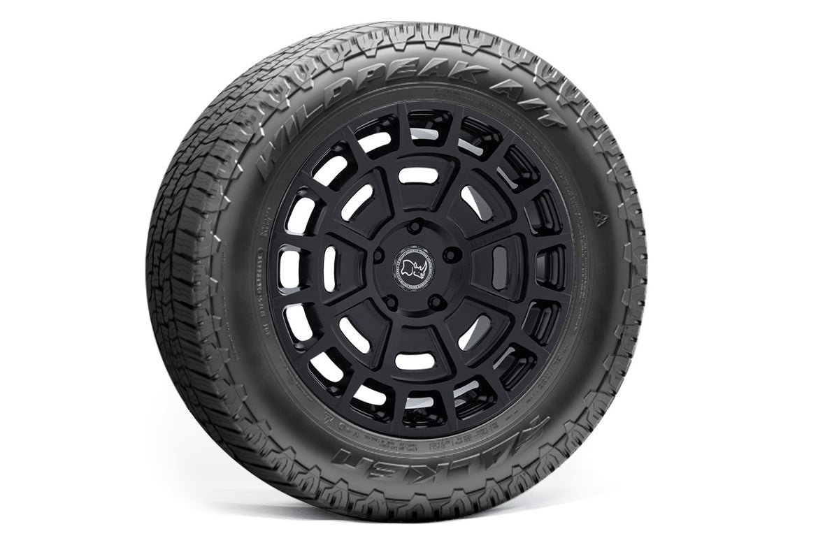 Voltaic 20&quot; Flow Forged Wheel by Black Rhino &amp; Tire Package for Rivian R1T / R1S