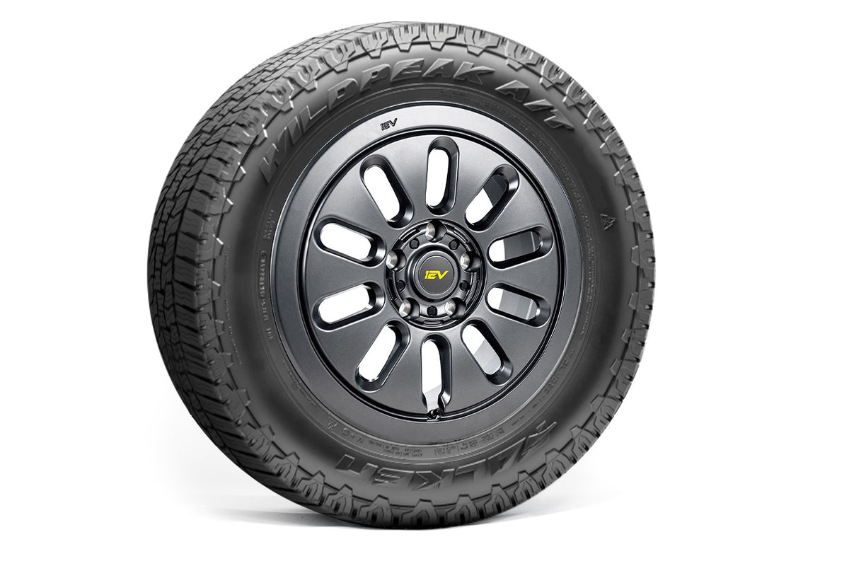 Team 1EV R1000 Adventure 10 Spoke 20&quot; Flow Forged Wheel &amp; Tire Package for Rivian R1T / R1S