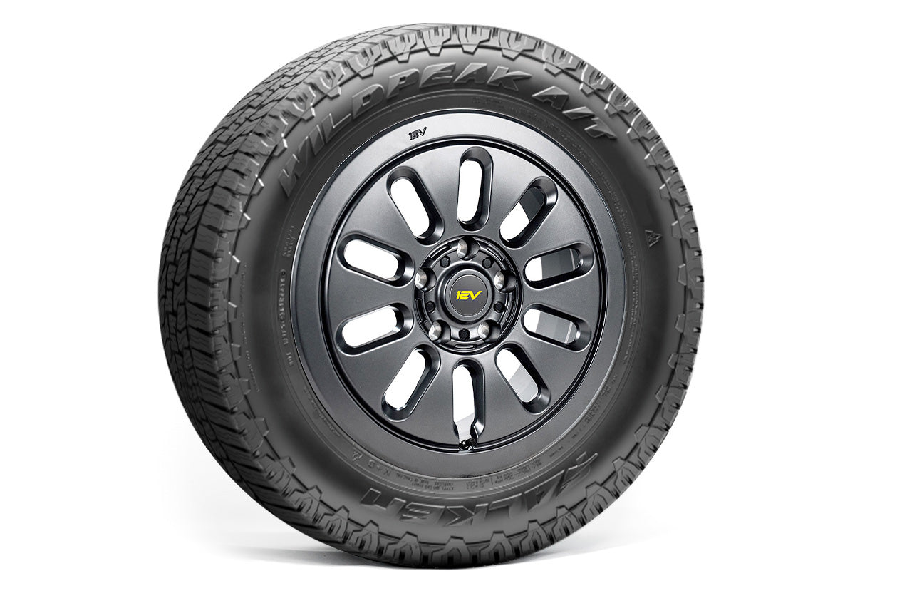 Team 1EV R1000 Adventure 10 Spoke 20" Flow Forged Wheel & Tire Package for Rivian R1T / R1S