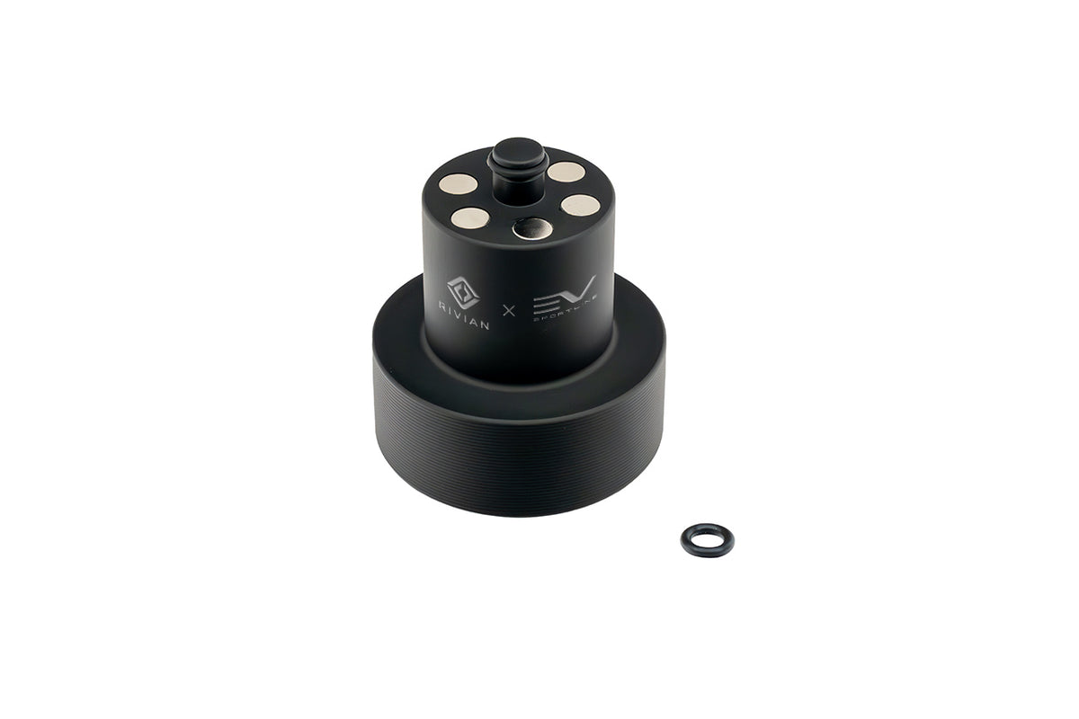 Rivian x EV Sportline R1T / R1S Jack Pad Pucks - Scout Series Billet Aluminum Heavy Duty Lifting Jack Pucks by Team 1EV