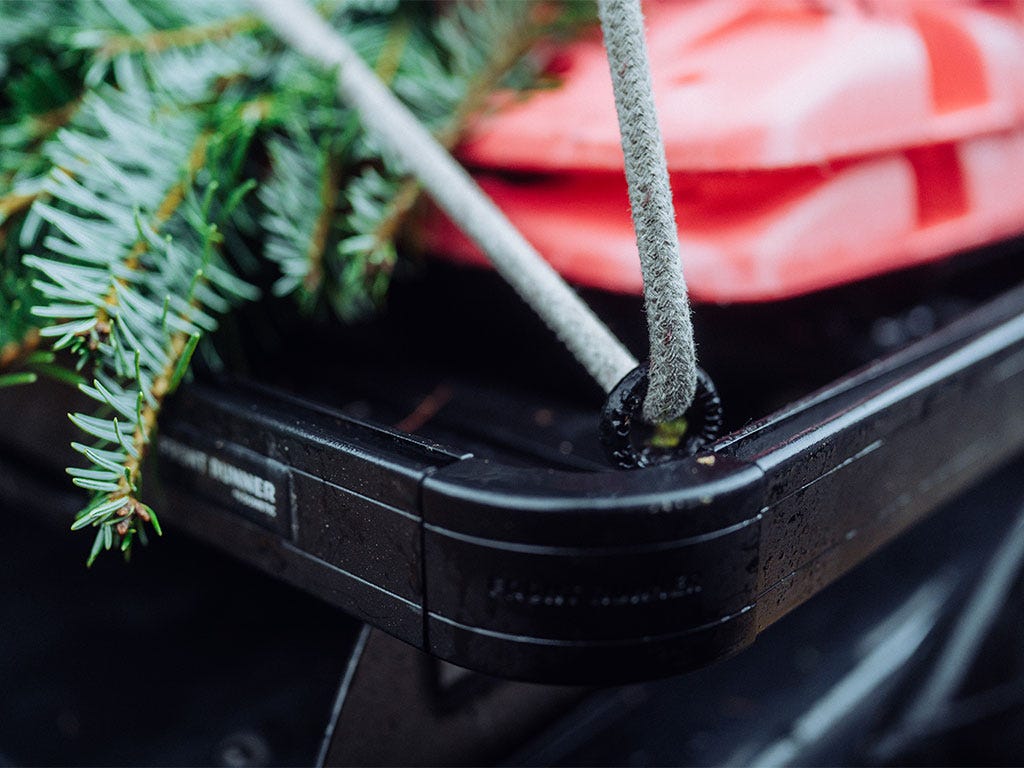 Front Runner Black Tie Down Rings and Eye Nuts for Slimeline II Racks