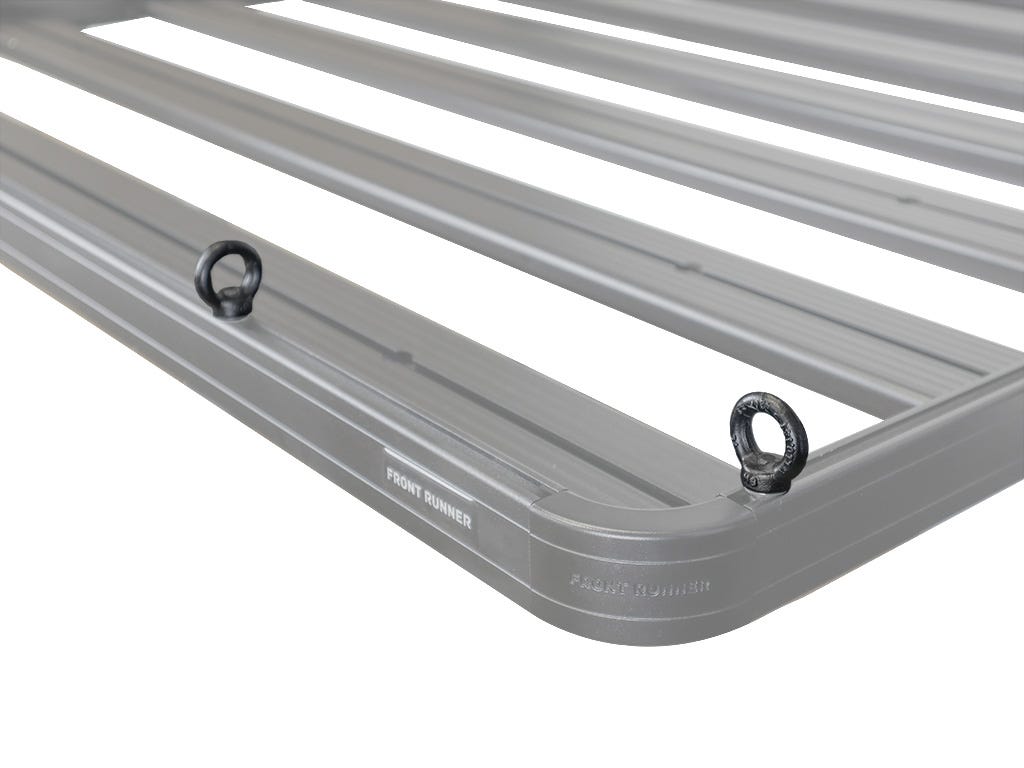 Front Runner Black Tie Down Rings and Eye Nuts for Slimeline II Racks