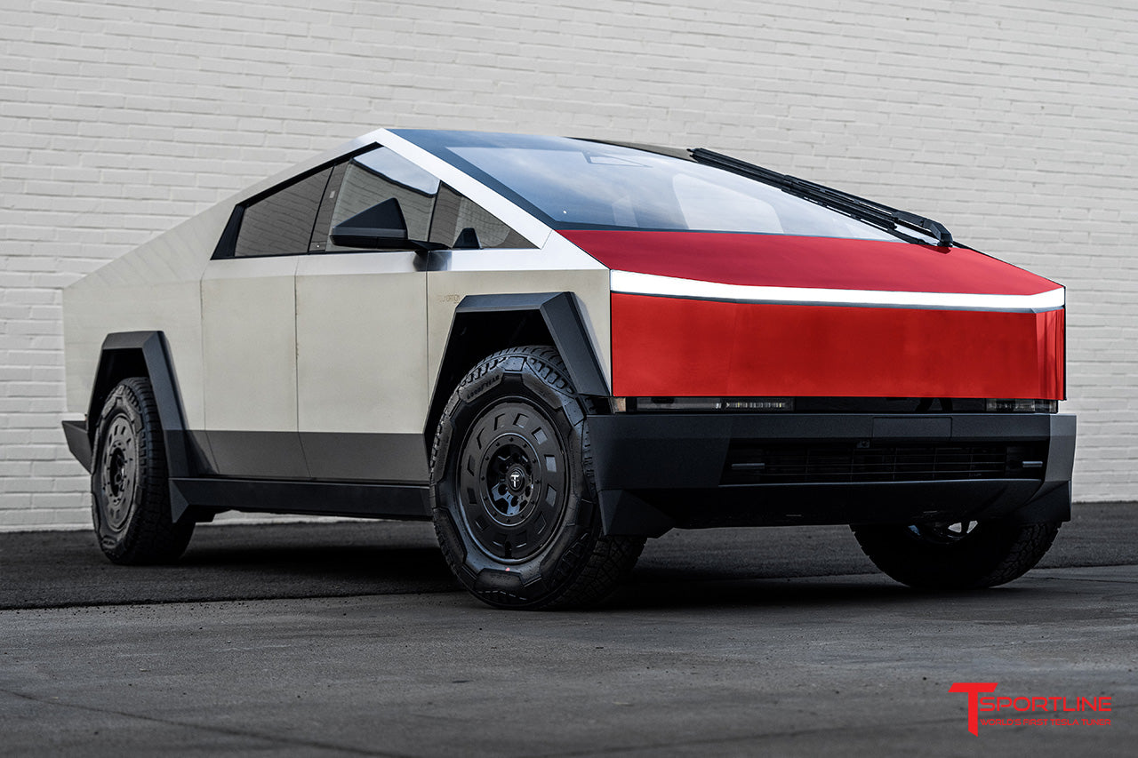 T Sportline DIY Partial PPF Kits for Tesla Cybertruck Frunk Hood and Lights