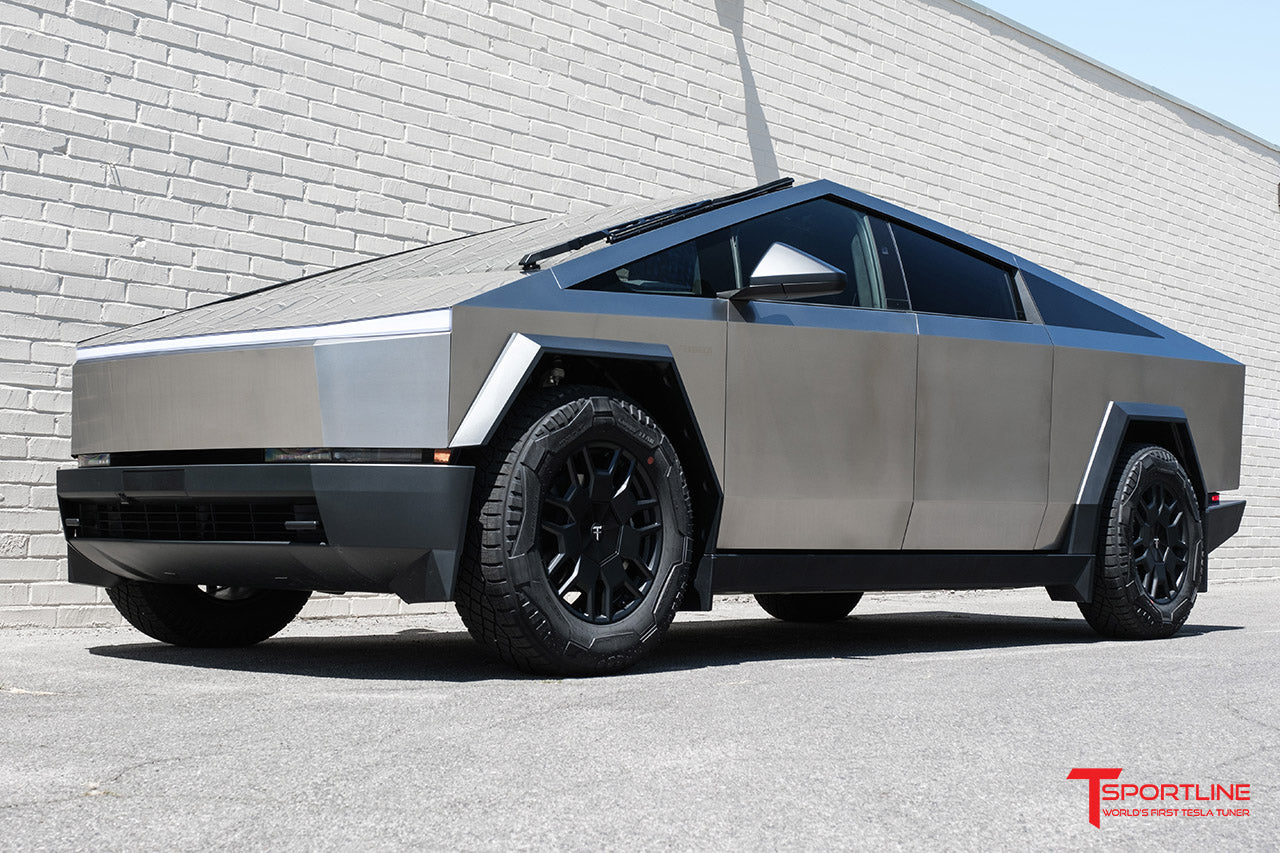 Tesla Cybertruck 7-Sided Hex Center Caps for Factory Wheels