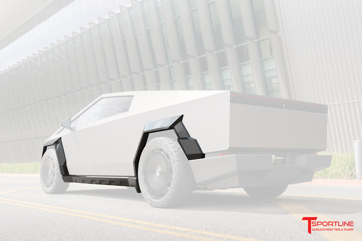 Tesla Cybertruck Carbon Fiber Wide Body Package by T Sportline