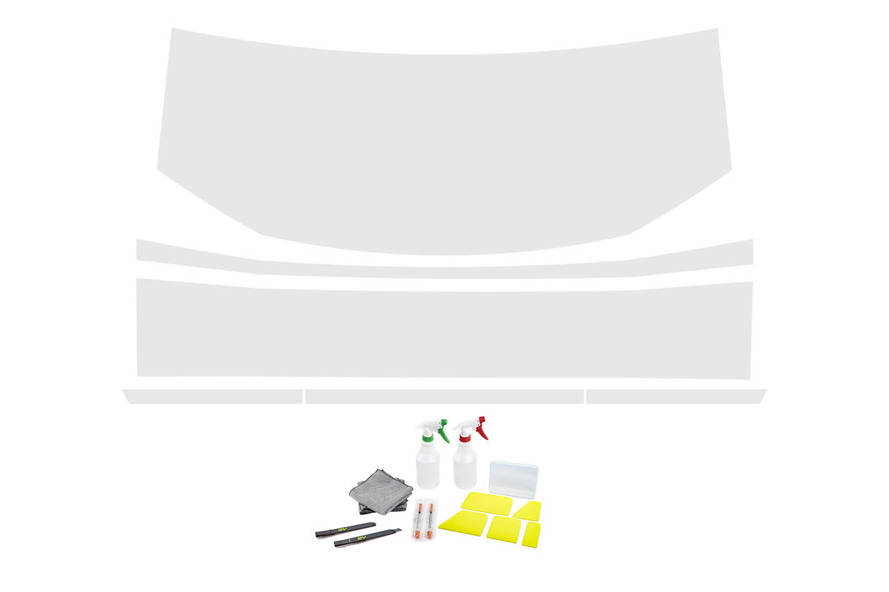 T Sportline DIY Partial PPF Kits for Tesla Cybertruck Frunk Hood and Lights