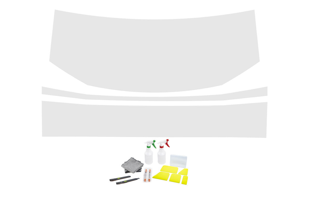 T Sportline DIY Partial PPF Kits for Tesla Cybertruck Frunk Hood and Lights