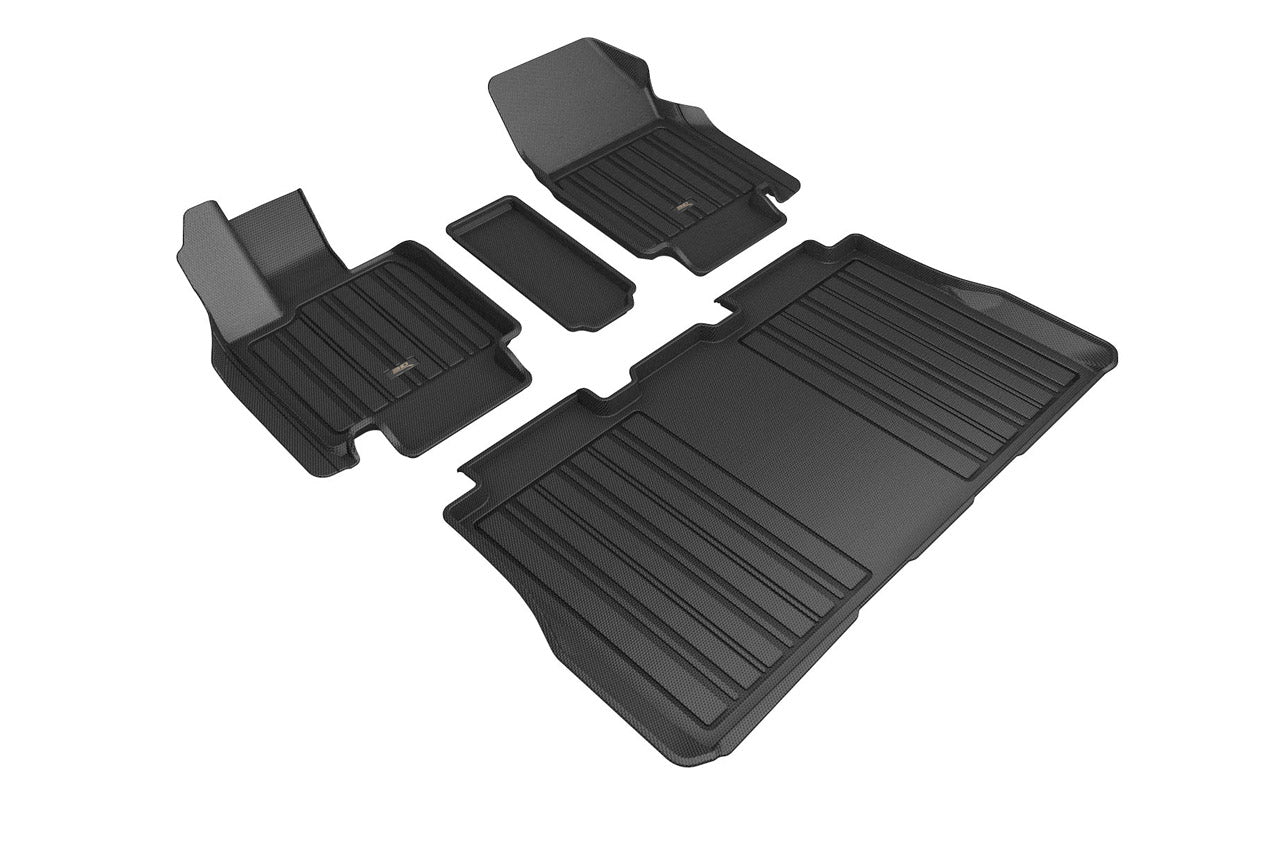 Tesla Cybertruck All-Weather Custom Fit Floor Liner Mats by MAXpider 3D Elitect