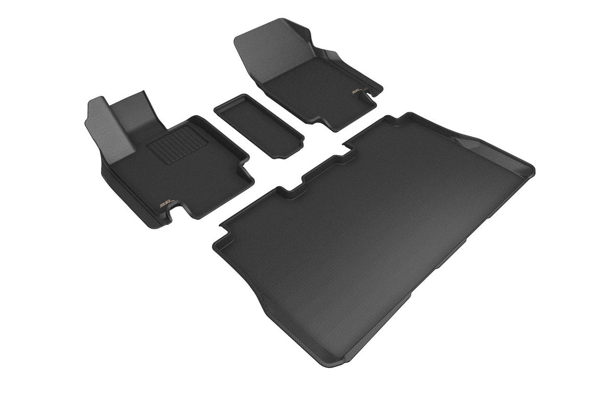 Tesla Cybertruck All-Weather Custom Fit Floor Liner Mats by MAXpider 3D Kagu