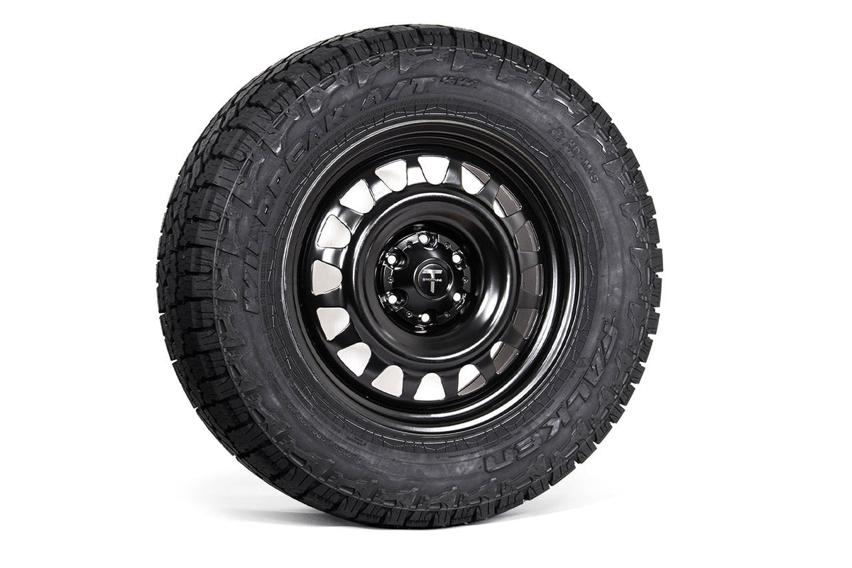 Tesla Cybertruck &#39;Cyber Steelie&#39; 20&quot; T Sportline TCS Steel Wheel and Tire Package (Set of 4)