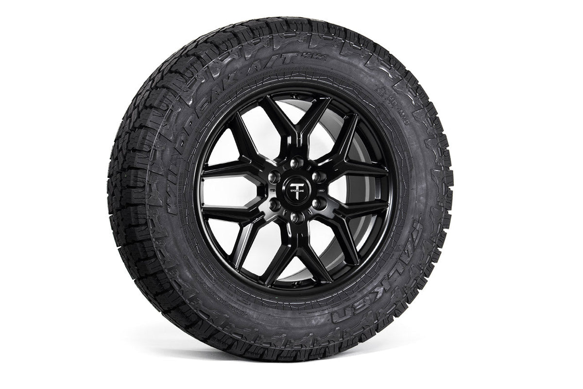 Tesla Cybertruck 20&quot; T Sportline TCT AeroMaxx Wheel and Tire Package (Set of 4)