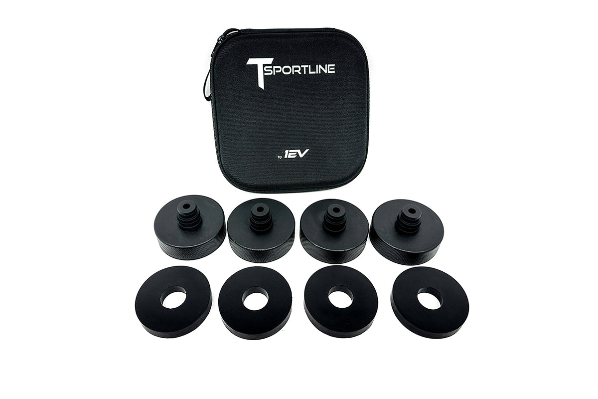 Tesla Jack Adapter Lifting Pad Puck Set &amp; Case for Model S 3 X Y