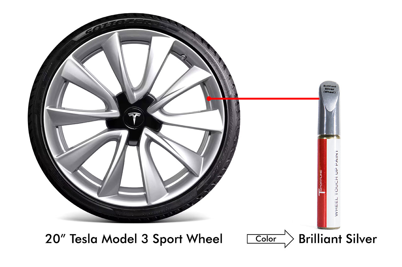 T Sportline Tesla Wheel Touch Up Paint