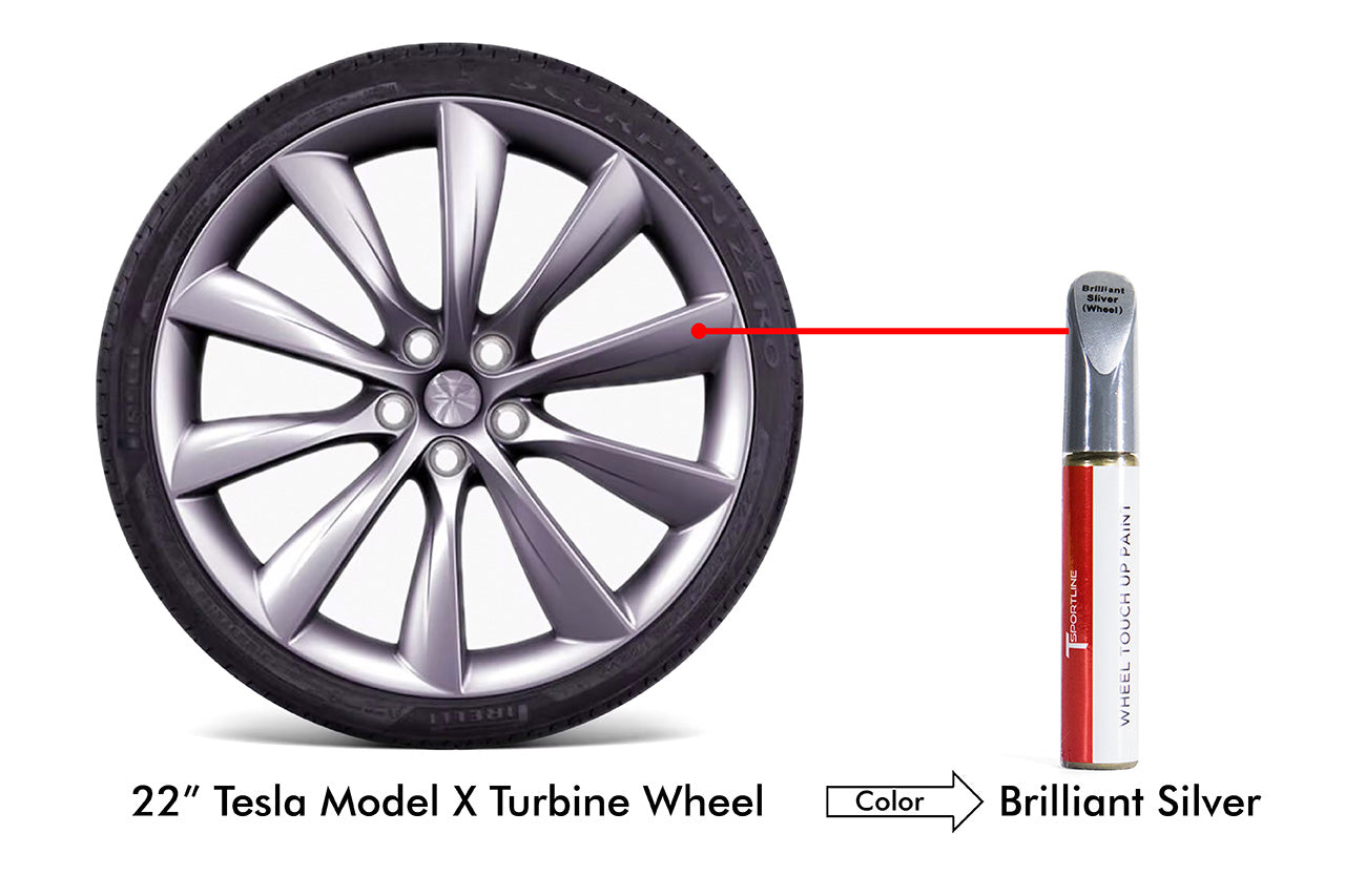 T Sportline Tesla Wheel Touch Up Paint