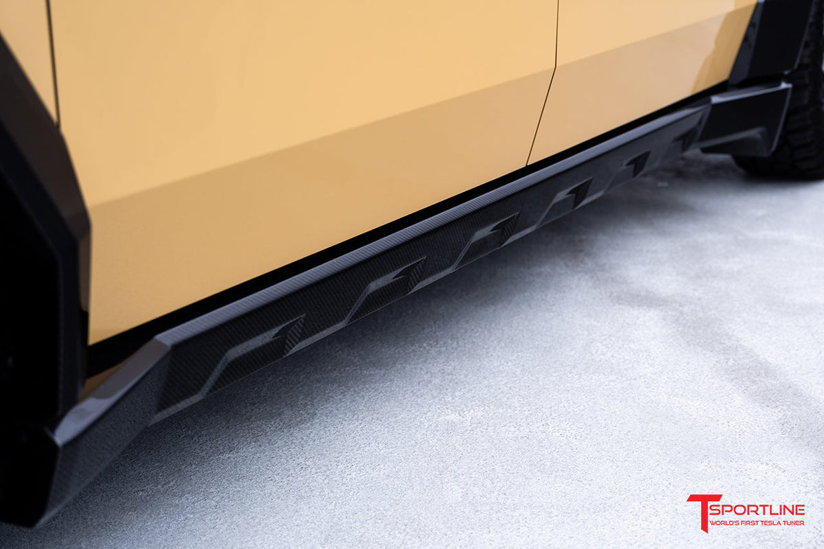 Tesla Cybertruck Carbon Fiber Wide Body Package by T Sportline