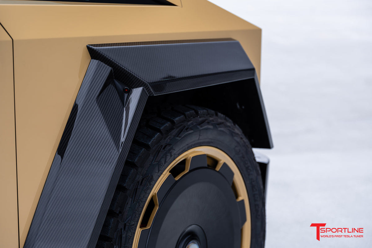 Tesla Cybertruck Carbon Fiber Wide Body Package by T Sportline