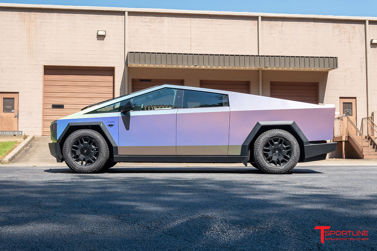 Tesla Cybertruck 7-Sided Hex Center Caps for Factory Wheels