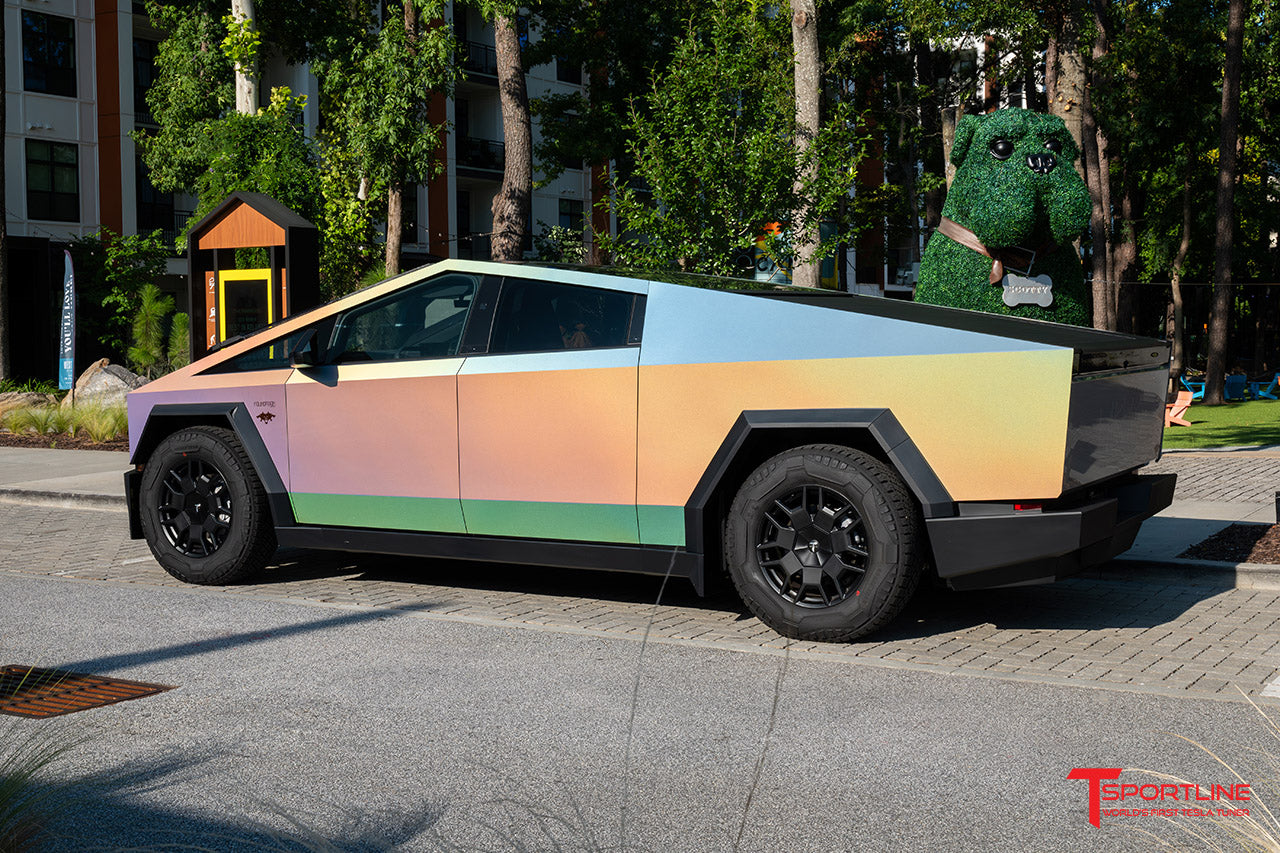 Tesla Cybertruck 7-Sided Hex Center Caps for Factory Wheels