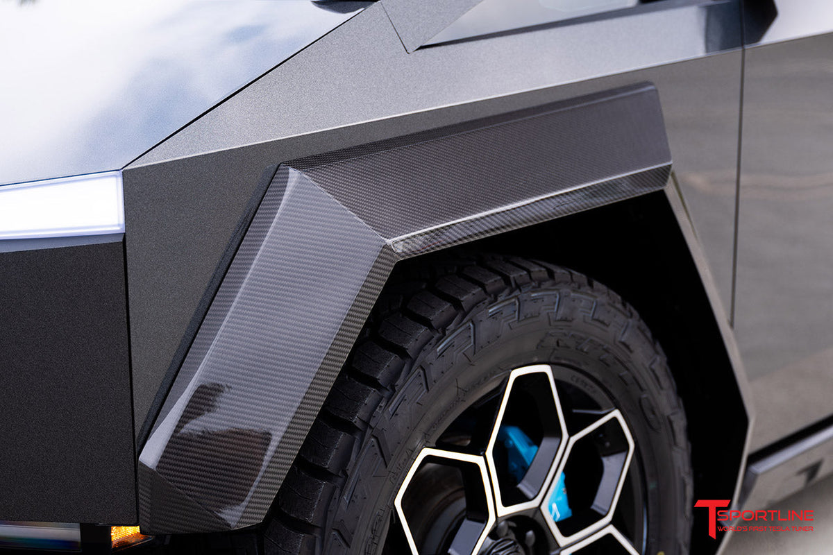 Tesla Cybertruck Carbon Fiber Wide Body Package by T Sportline