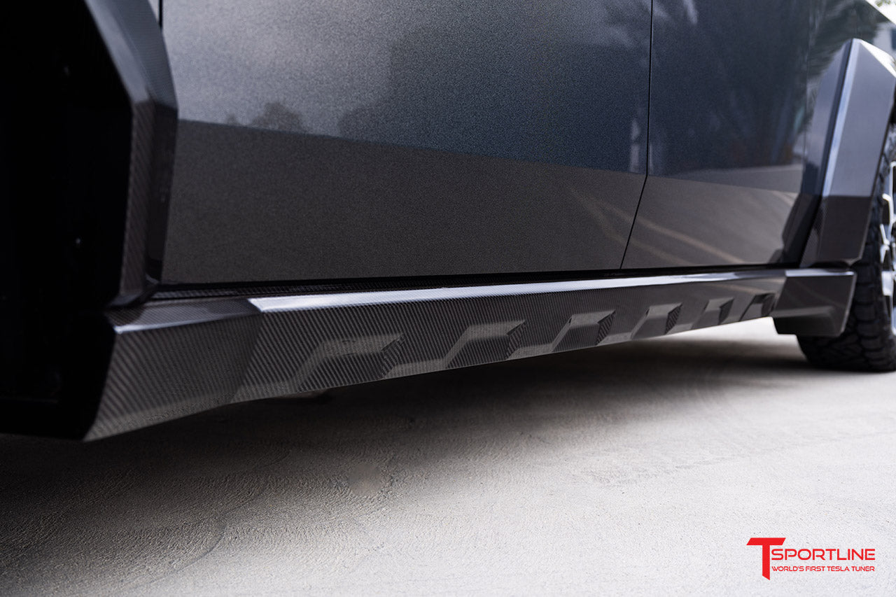 Tesla Cybertruck Carbon Fiber Wide Body Package by T Sportline