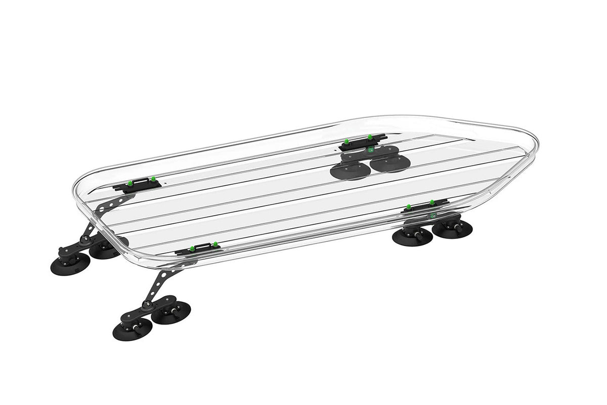 TreeFrog Pro Rack 22x Extended / Hatchback Vacuum Mounted Roof Cargo Box Attachment Kit
