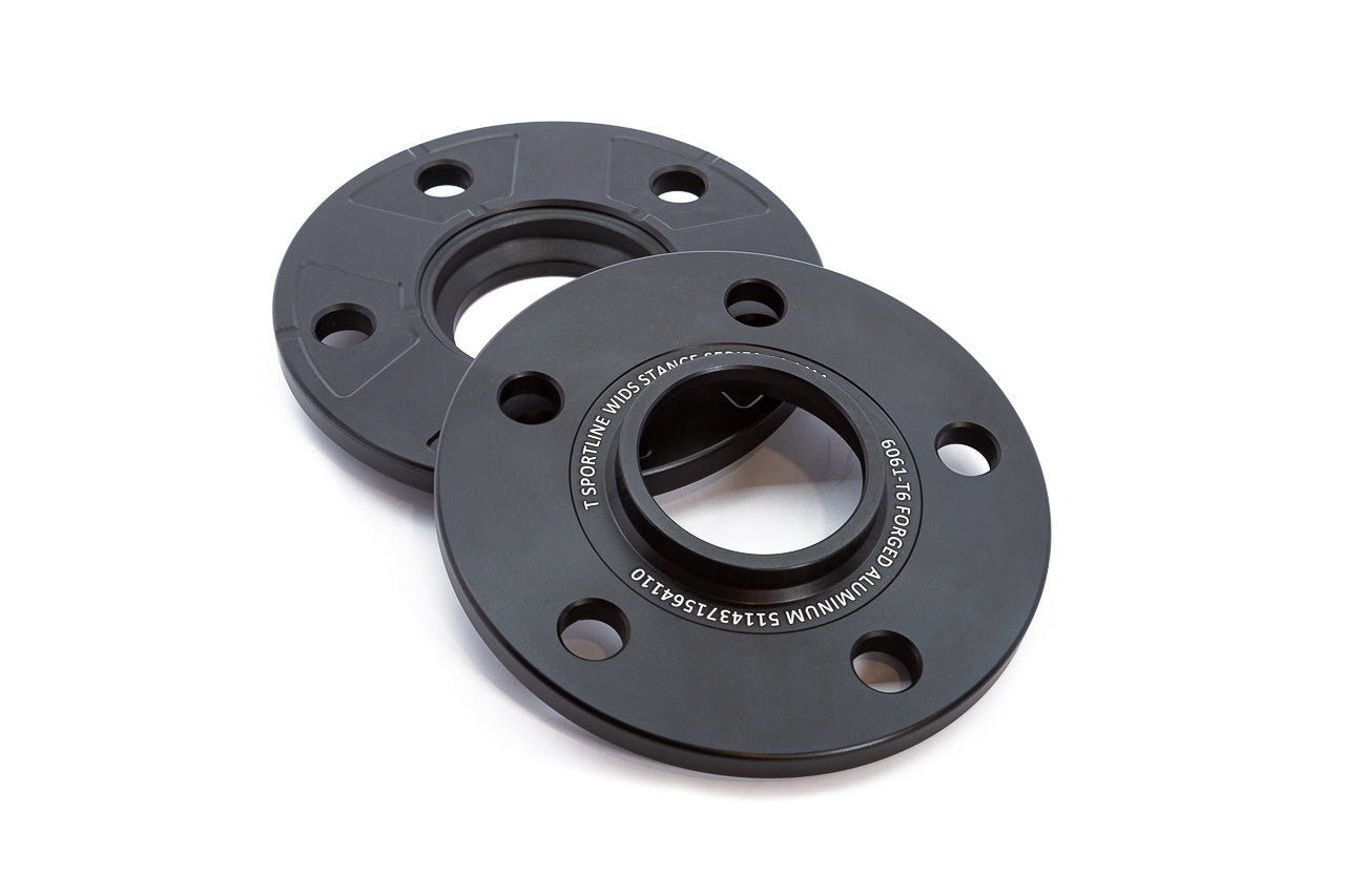 Tesla Model 3 / Y Hub-Centric Forged Wheel Spacers - Black Anodized CNC Aluminum