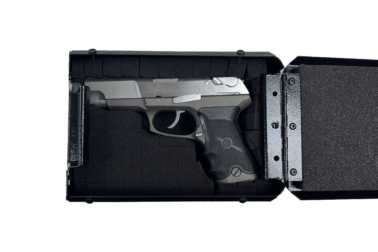 Team 1EV Camp Speaker Replacement Locking Gun & Valuables Steel Vault Box for Rivian R1T / R1S