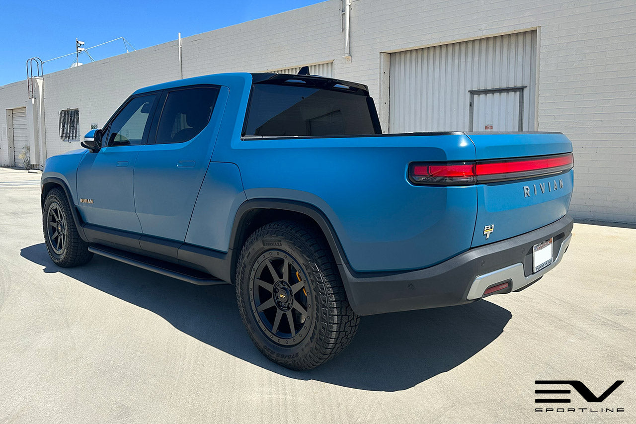 Team 1EV R800 Compass 8 Spoke 20" Flow Forged Wheel & Tire Package for Rivian R1T / R1S - Open Box Special!