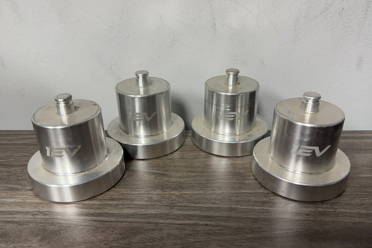 BLOW OUT SPECIAL! Rivian R1T / R1S Jack Pad Pucks - RMaxx Billet Aluminum