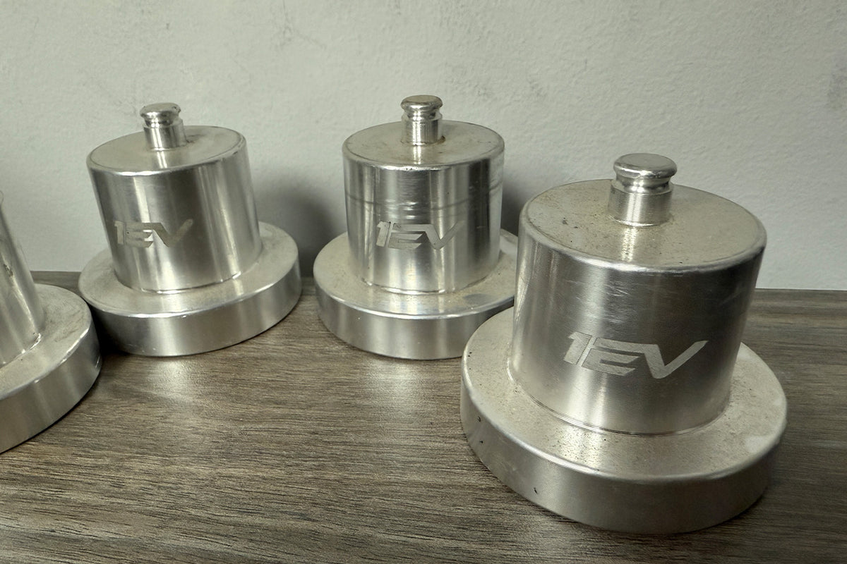 BLOW OUT SPECIAL! Rivian R1T / R1S Jack Pad Pucks - RMaxx Billet Aluminum