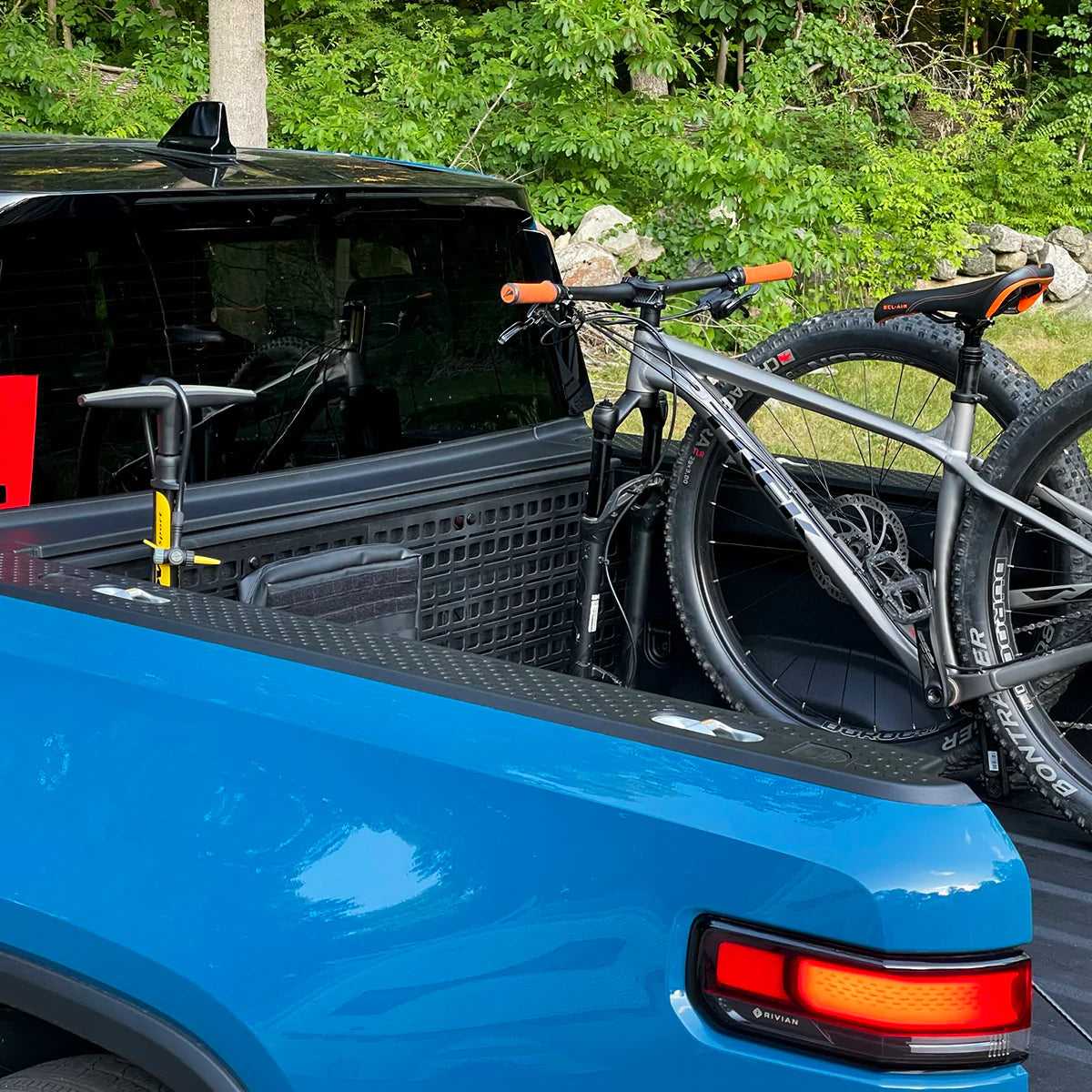 BuiltRight Bedside (Cab Wall) Mounting & Storage MOLLE Panel Kit Rack System for Rivian R1T