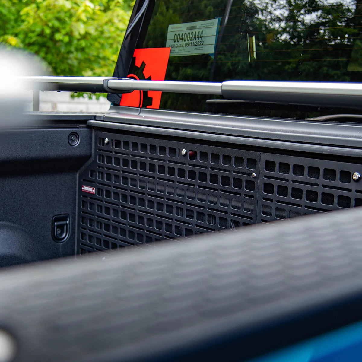 BuiltRight Bedside (Cab Wall) Mounting & Storage MOLLE Panel Kit Rack System for Rivian R1T