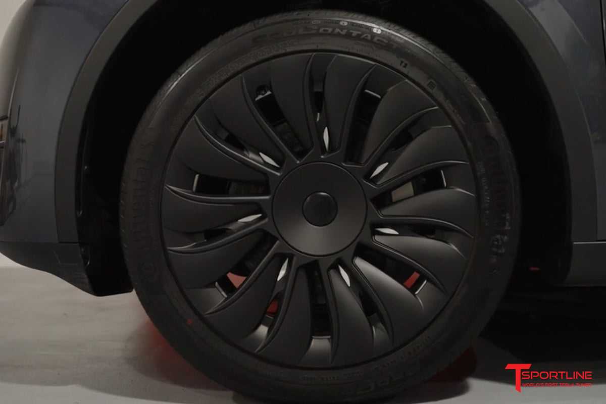 T Sportline TSY14 Tesla Model Y Uberturbine Styled Aero Wheel Cover for 19&quot; Factory Tesla Wheel