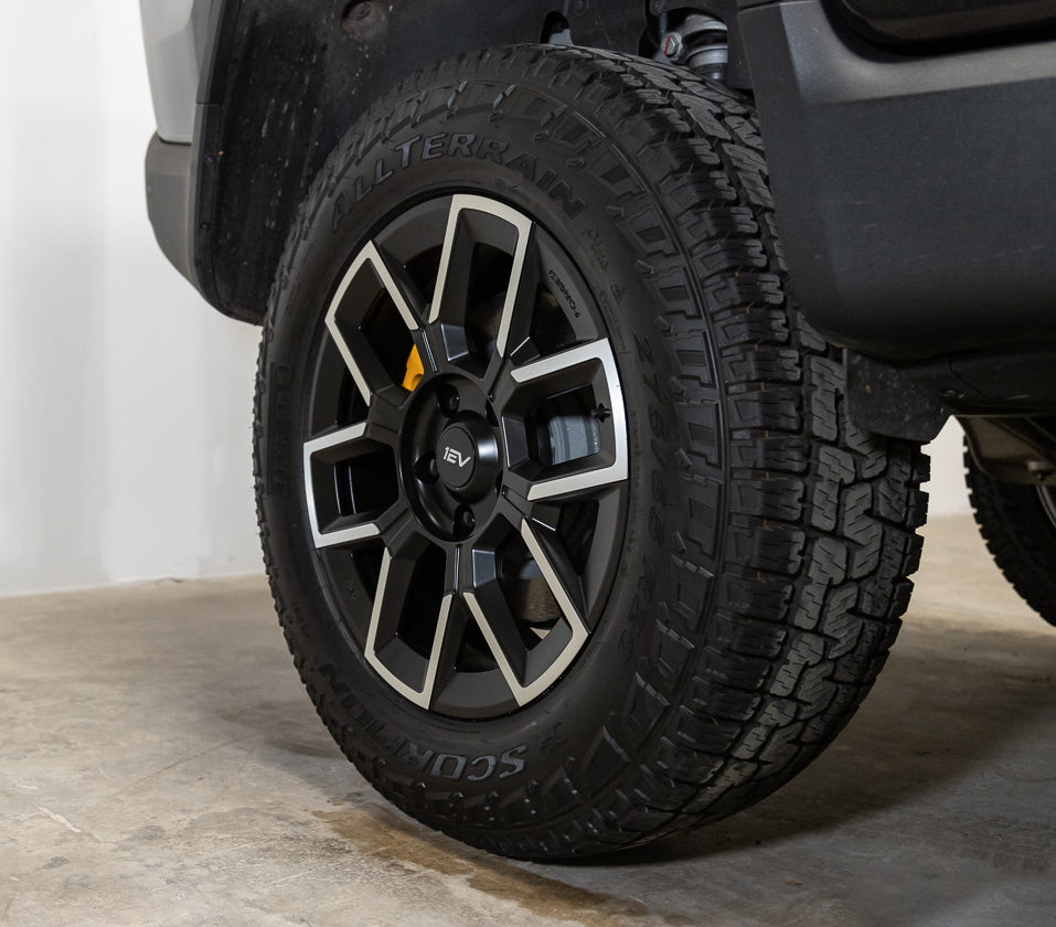 Rivian R1T / R1S R600 Overland XL 20&quot; Forged Wheel &amp; Tire Package  by Team 1EV
