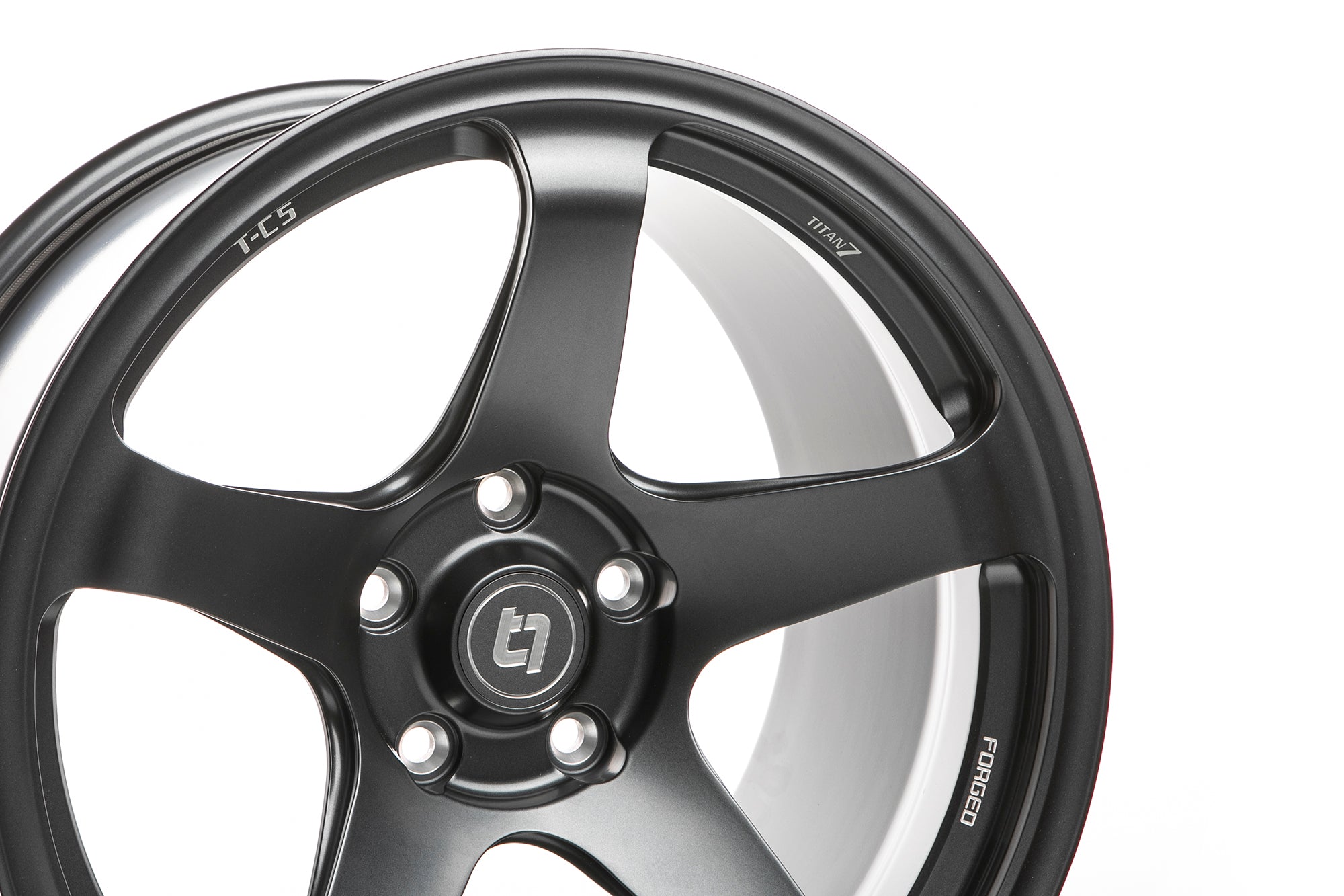 Titan 7 T-C5 Tesla Model 3 Forged 5-Spoke Wheels (Set of 4)