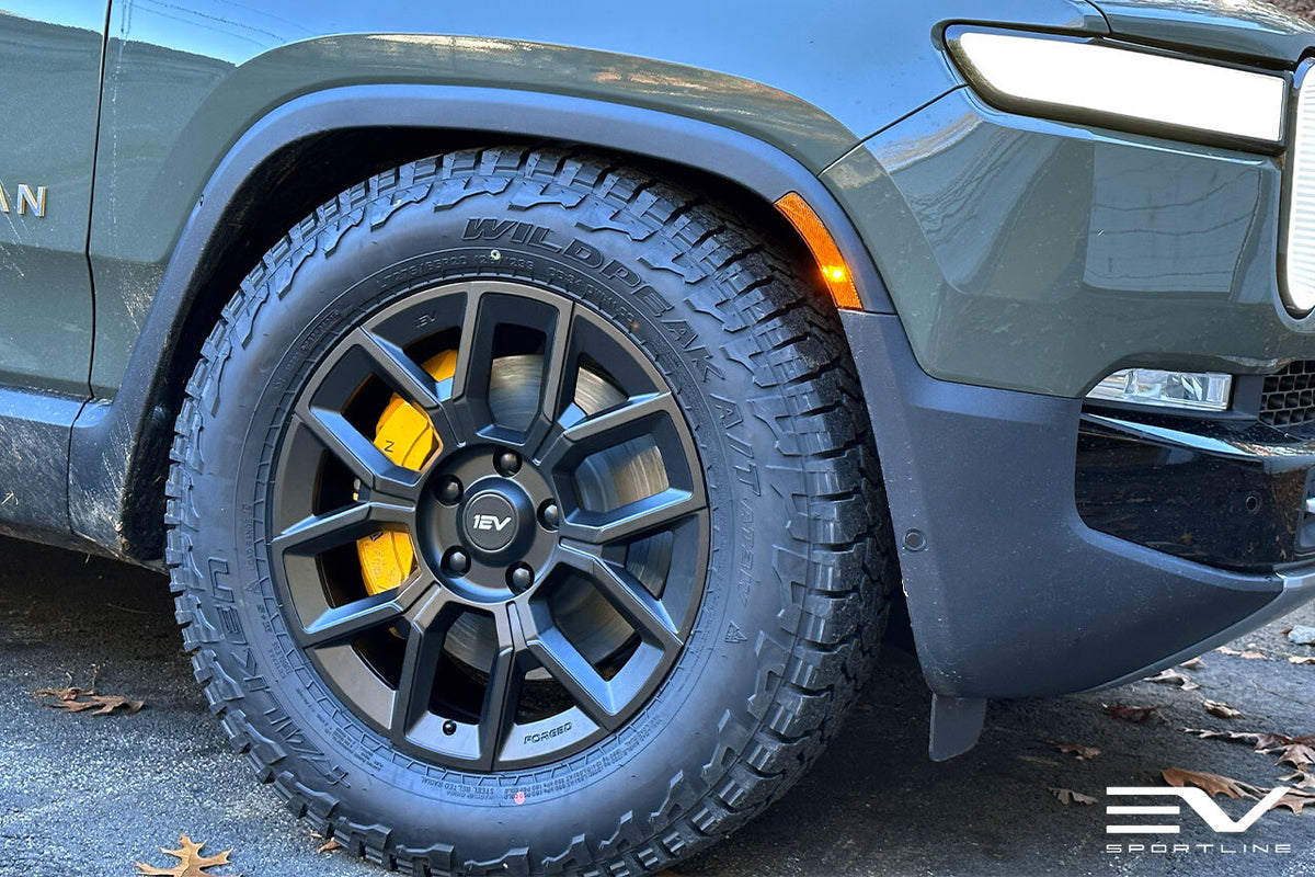Rivian R1T / R1S R600 Overland XL 20&quot; Forged Wheel &amp; Tire Package  by Team 1EV