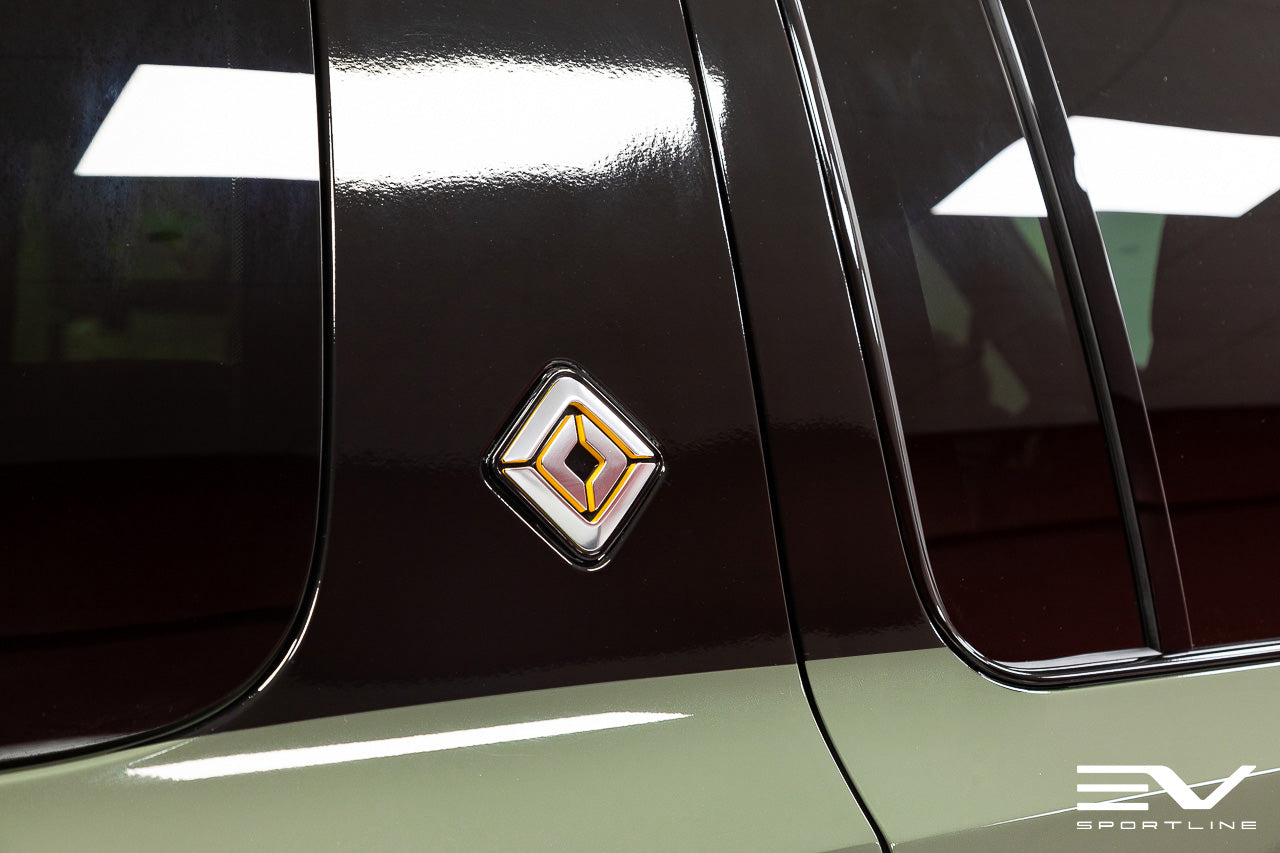 C-Pillar Delete Black-Out Trim Vinyl Wrap Complete DIY Kit for Rivian R1S