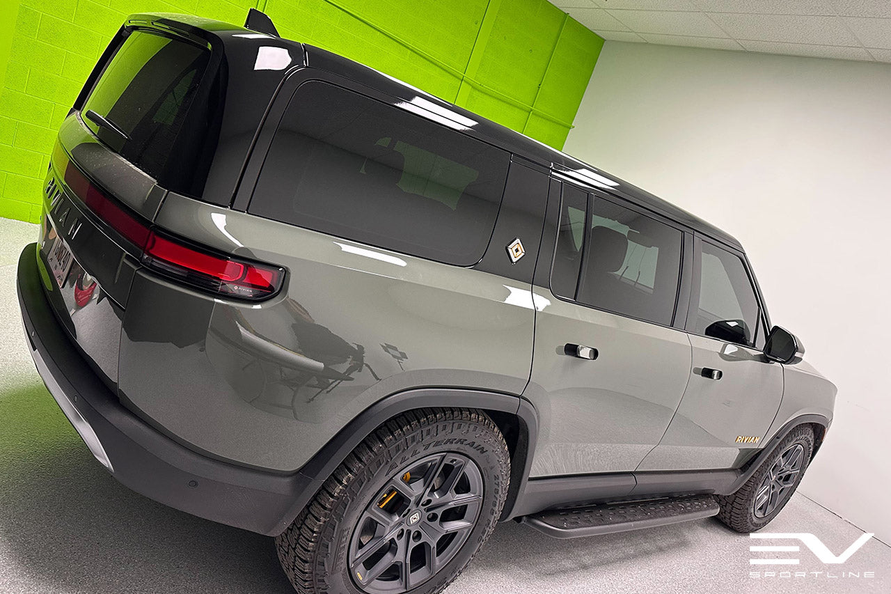 C-Pillar Delete Black-Out Trim Vinyl Wrap Complete DIY Kit for Rivian R1S