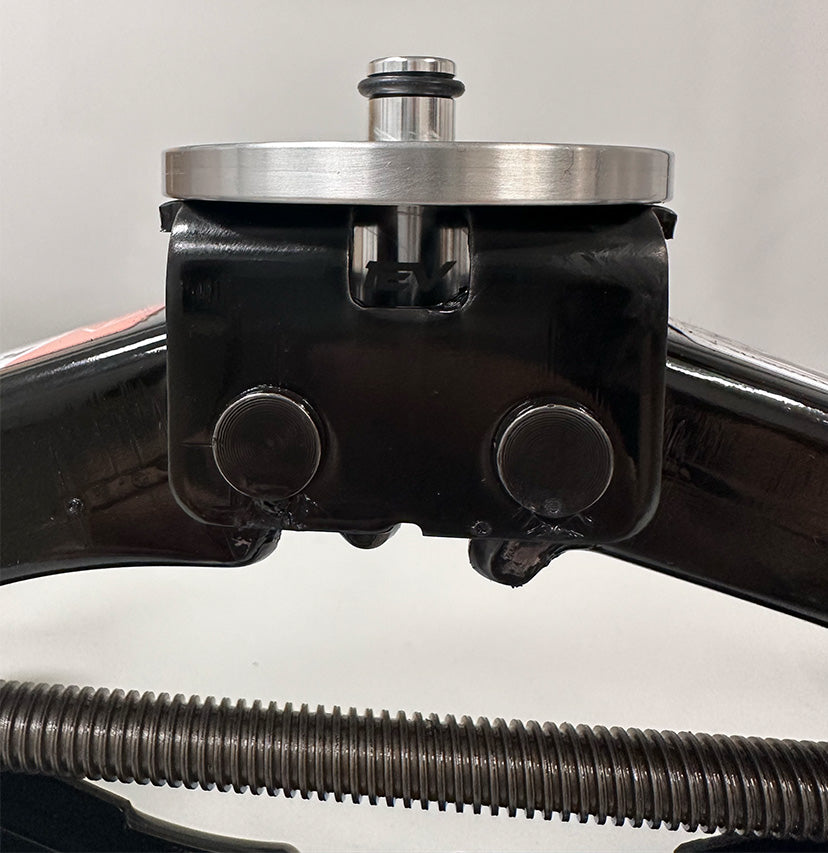 Stabilizing Aluminum Pad Puck Topper for Rivian R1T / R1S OEM Factory Spare Tire Scissor Jack Heavy