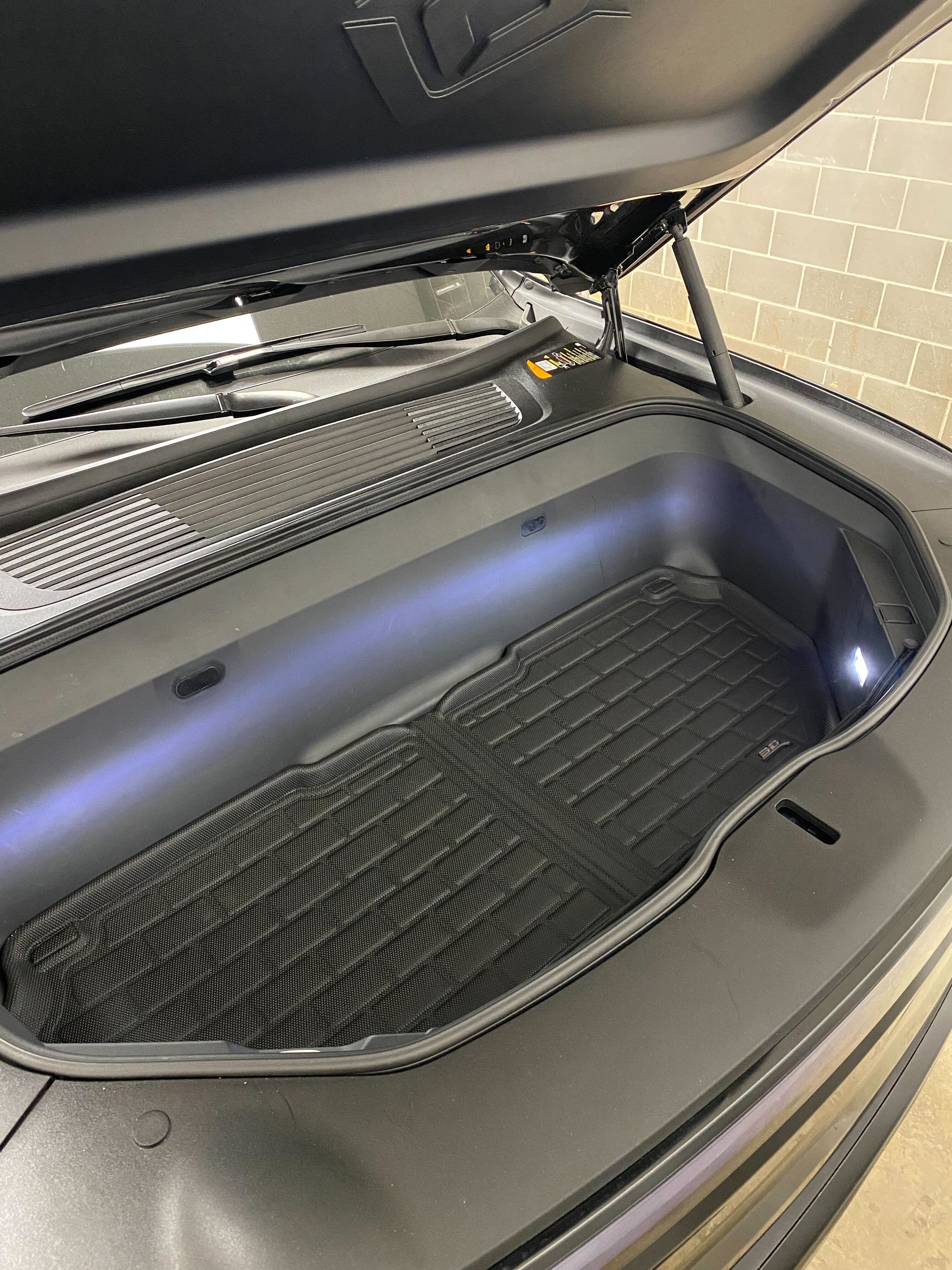 All-Weather Floor & Frunk Mats by 3D MAXpider KAGU Series Custom Fit for Rivian R1T / R1S