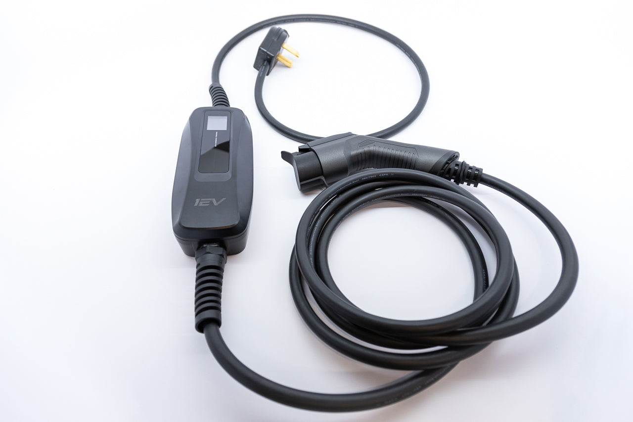 Team 1EV 16 amp & Fast 40 amp Level 1 & 2 Electric Vehicle Portable Smart Chargers