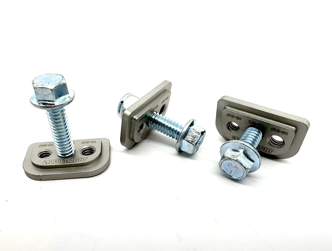 BuiltRight Bedside (Cab Wall) Mounting & Storage MOLLE Panel 4x Attachment Kit