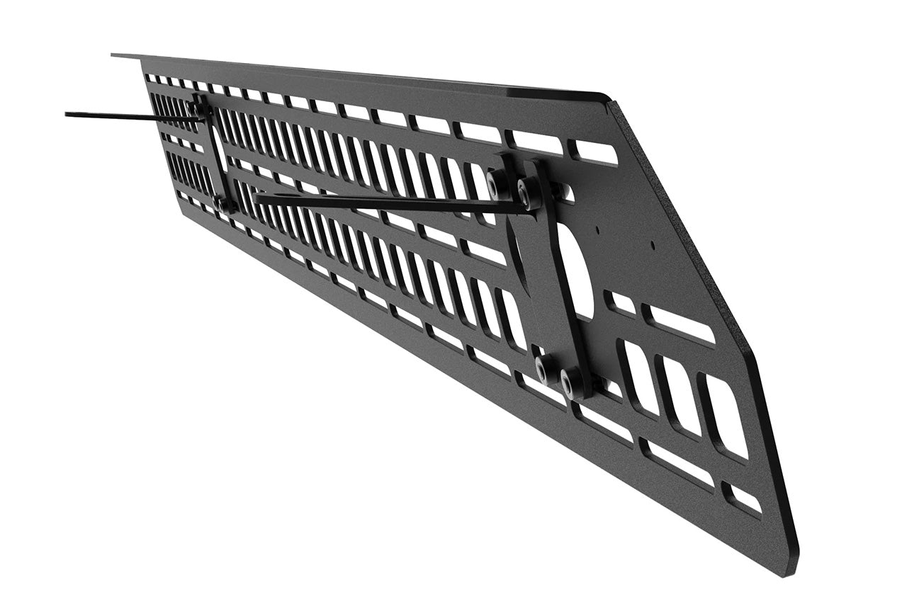 BuiltRight Bed Crossbar Exterior Mounted MOLLE Panel Kit Rack System for Rivian R1T