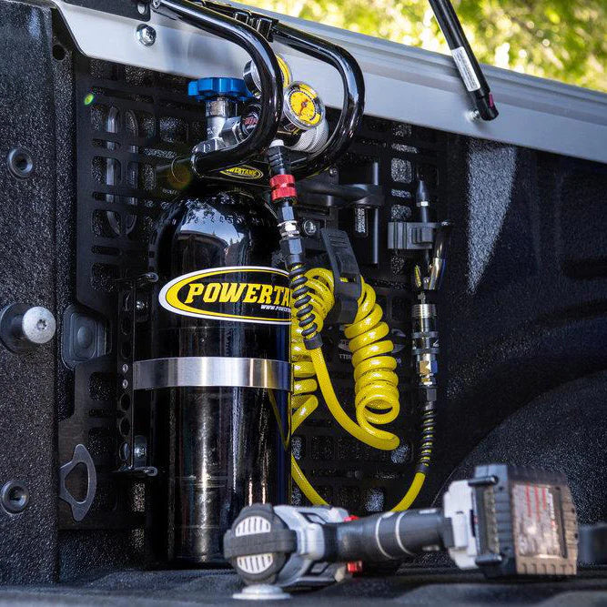 BuiltRight Bedside (Cab Wall) Mounting & Storage MOLLE Panel Kit Rack System for Ford F-150 Lightning 2022-present