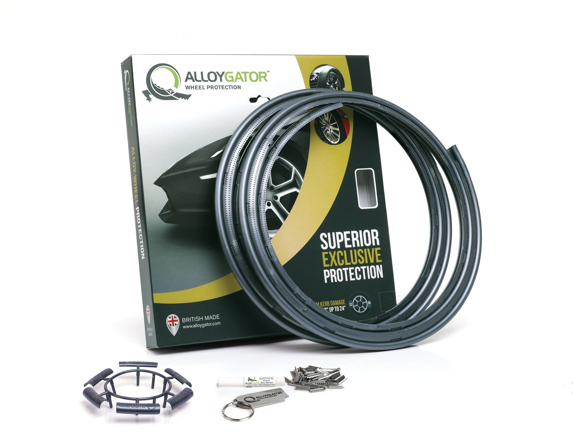 Kia EV6 / Niro Wheel Rim Protector - AlloyGator Curb Rash Protection System (Set of 4)