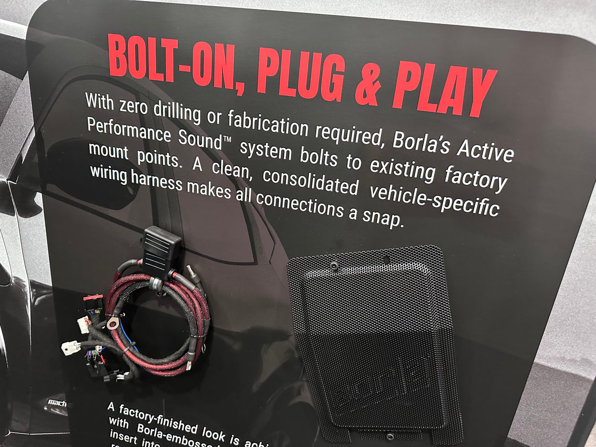 Borla Electric Vehicle Active Performance Sound System Ford Mustang Mach-E