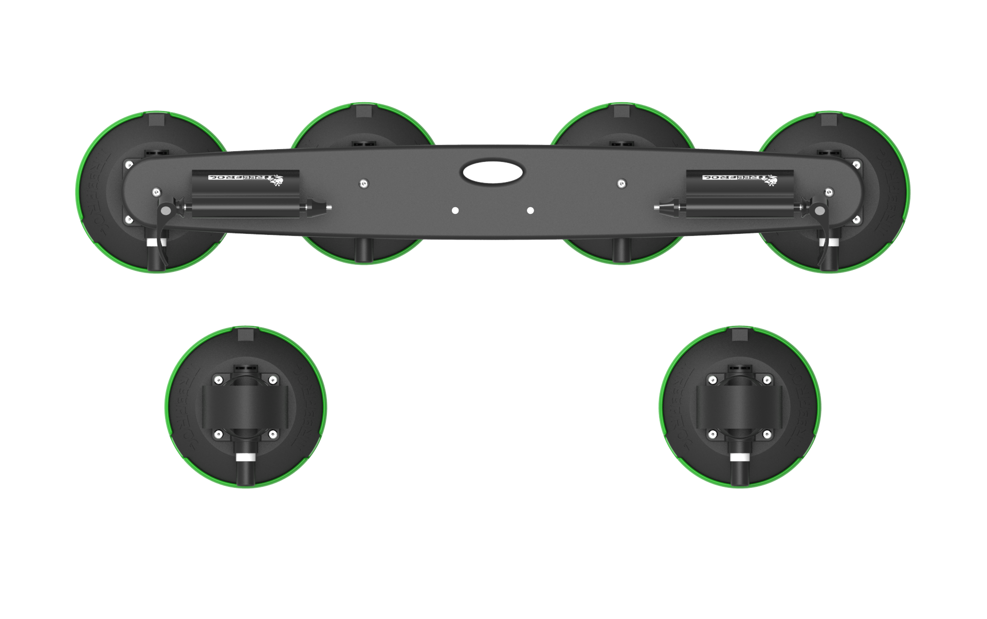 TreeFrog Elite 2 Vacuum Mounted Roof Mount Road & Mountain 2-Bike Rack