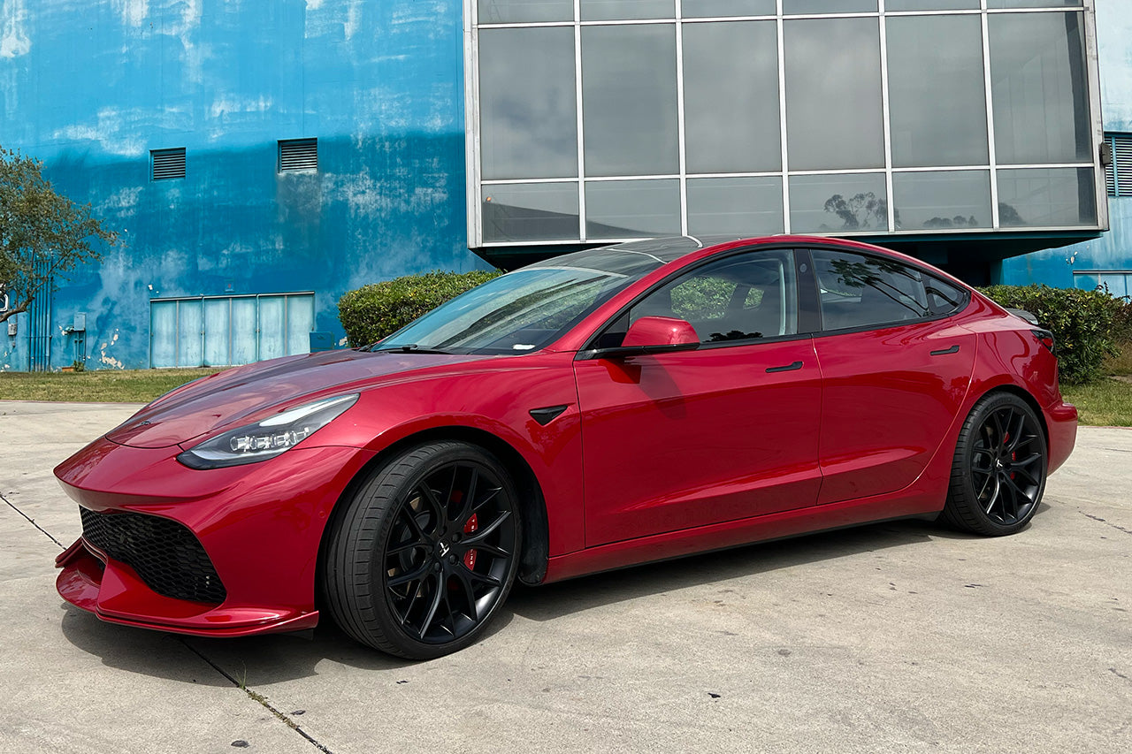T Sportline Aero Sport Body Kit with Front & Rear Bumper Fascias & Wing Spoiler for Tesla Model 3