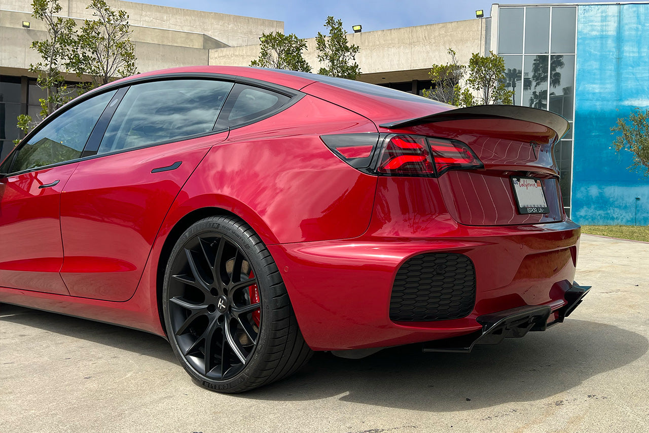 T Sportline Aero Sport Body Kit with Front & Rear Bumper Fascias & Wing Spoiler for Tesla Model 3